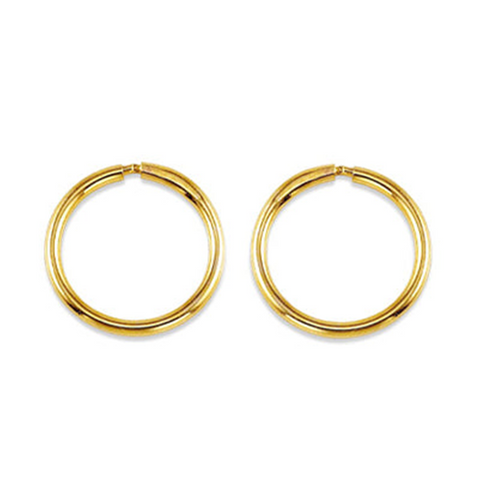 10K Yellow Gold Sleeper Earrings