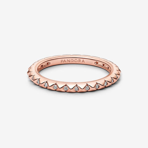 Pandora ME Pyramids Rose Ring