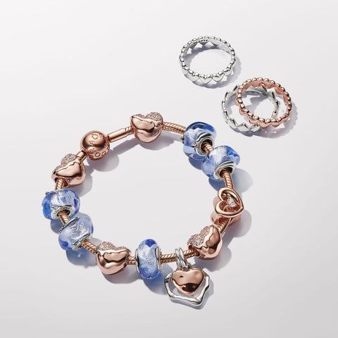 Pandora Row of Hearts Ring 183427C00