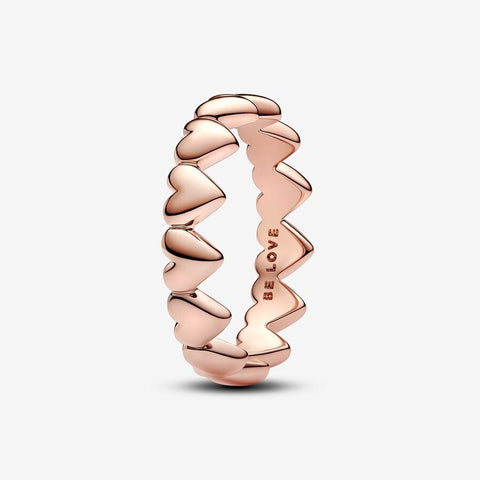 Pandora Row of Hearts Ring 183427C00