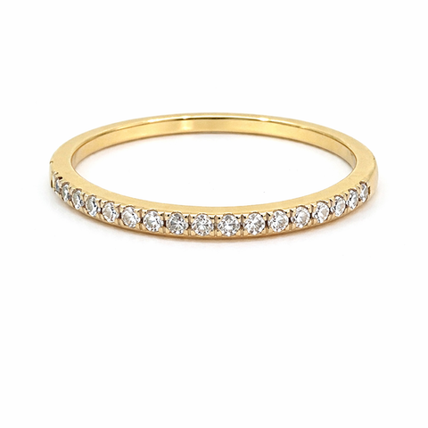 10K Yellow Gold 0.25TDW Lab Grown Diamond Band