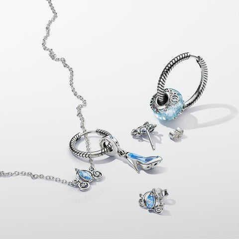 Pandora Disney Cinderella's Carriage Stud Earrings
