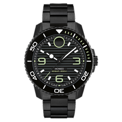 Movado Bold Titanium Quartz Men's Watch 3601128
