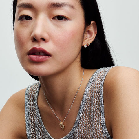 Pandora Two-tone Chinese Year of the Dragon Collier Necklace