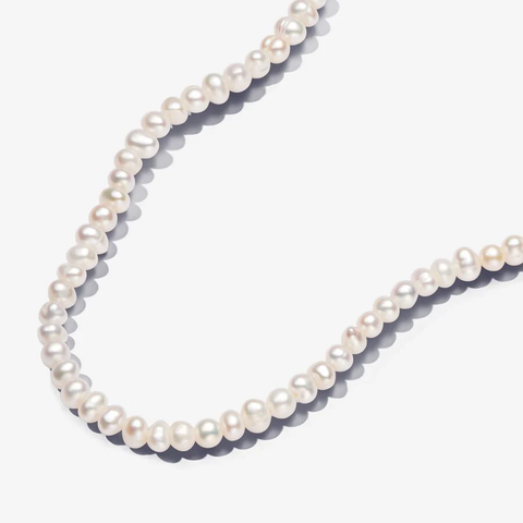 Pandora Treated Freshwater Cultured Pearls T-bar Collier Necklace