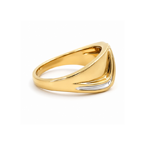 10K Yellow Gold 0.30CT Diamond Men’s Ring