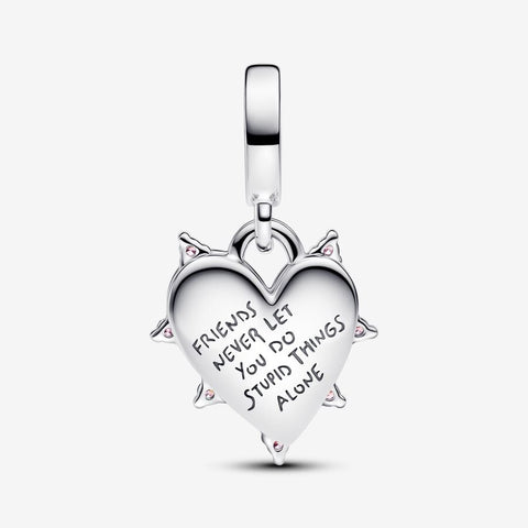 Pandora Friendship Opalescent Double Dangle Charm