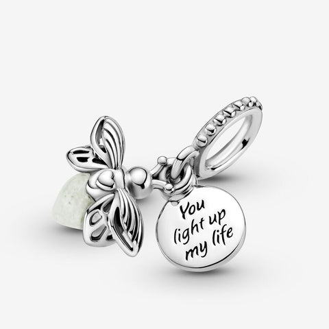 Pandora Glow-in-the-dark Firefly Dangle Charm