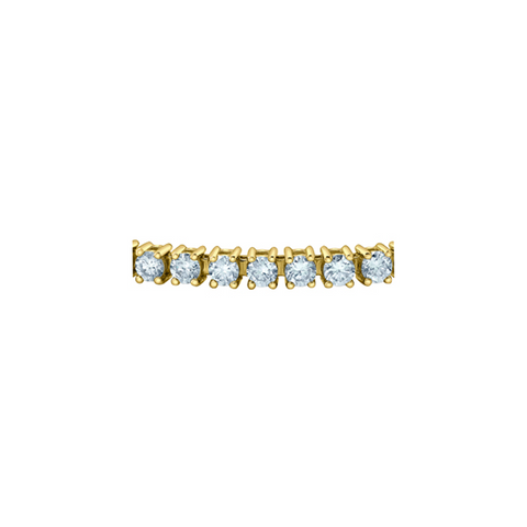 5.00TDW Lab Grown Diamond Tennis Bracelet in 10K Yellow Gold