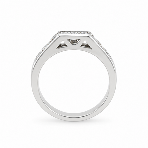 0.32CT Diamond 14K White Gold Destiny Band