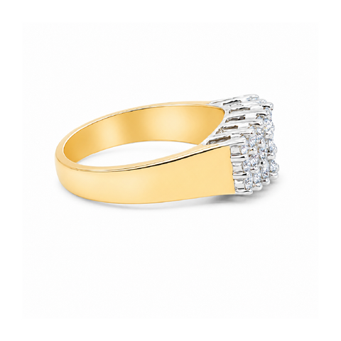 1.00 TDW 10K Yellow Gold Special Diamond Ring