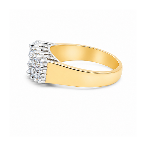 1.00 TDW 10K Yellow Gold Special Diamond Ring