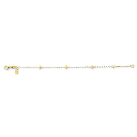 10k Yellow Gold Cross Baby Bracelet