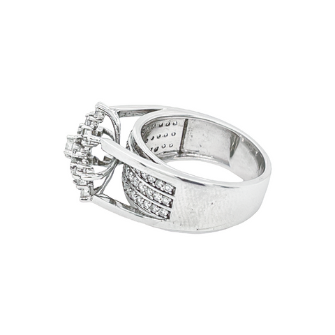 0.50 Ct TDW Diamond 10K White Gold Star Bright Special Ring