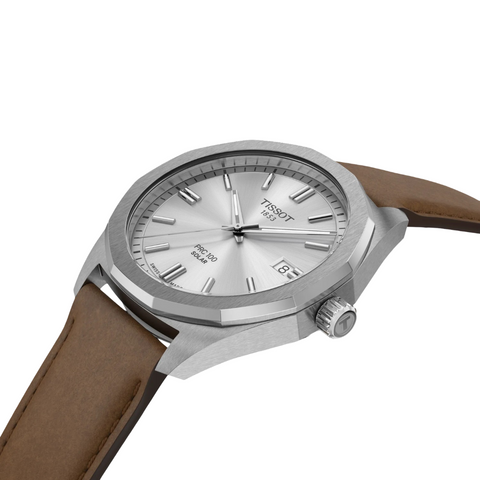 Tissot PRC 100 Solar Classic Contemporary Quartz Men's Watch T1514221603100