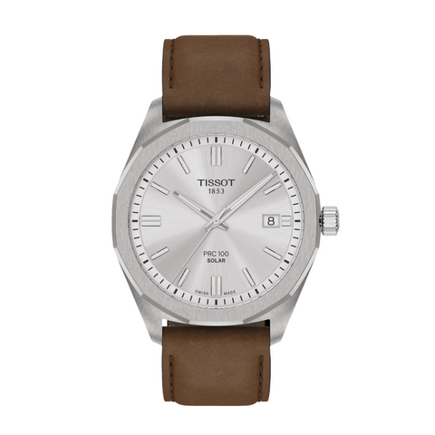 Tissot PRC 100 Solar Classic Contemporary Quartz Men's Watch T1514221603100