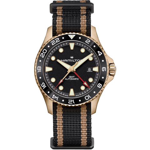 Hamilton Khaki Navy Scuba Automatic GMT Bronze Men's Watch H82565930