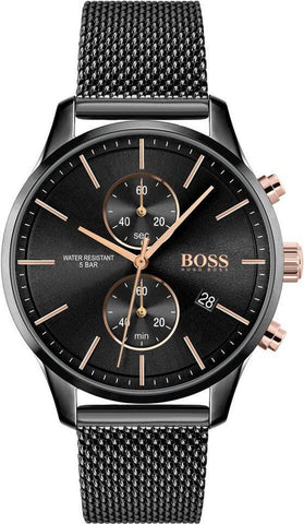 Hugo Boss 1513811 Associate Analog Black Dial Quartz Men's Watch