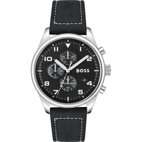Hugo Boss Black Leather View Men's Watch 1513987