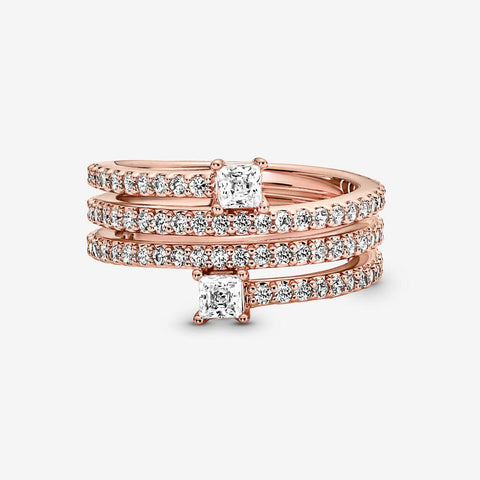 Pandora Triple Spiral Ring