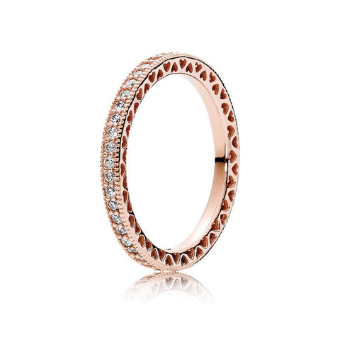 Pandora Sparkle & Hearts Ring