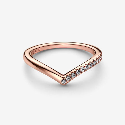 Pandora Timeless Wish Half Sparkling Pink Ring