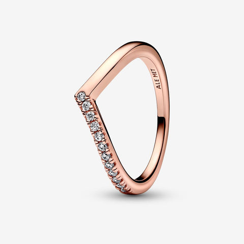 Pandora Timeless Wish Half Sparkling Pink Ring