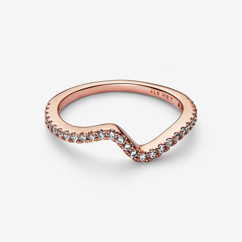 Pandora Sparkling Wave Ring 182539C01