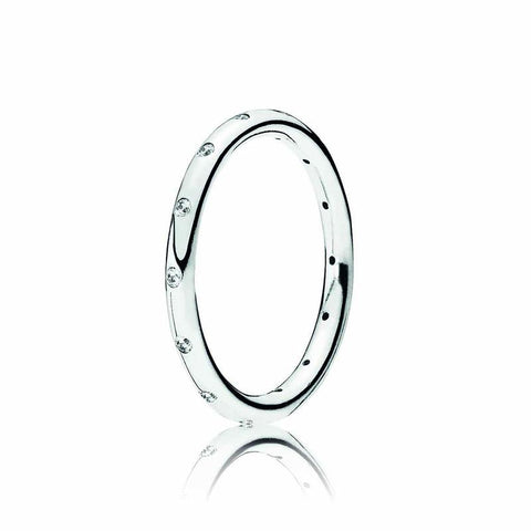 Pandora Ring Droplets Clear Cubic Zirconia