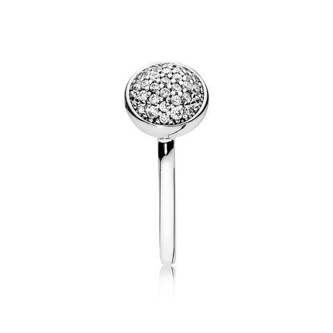Pandora Ring Dazzling Droplet With Clear Cubic Zirconia