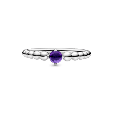 Pandora Purple Beaded Ring