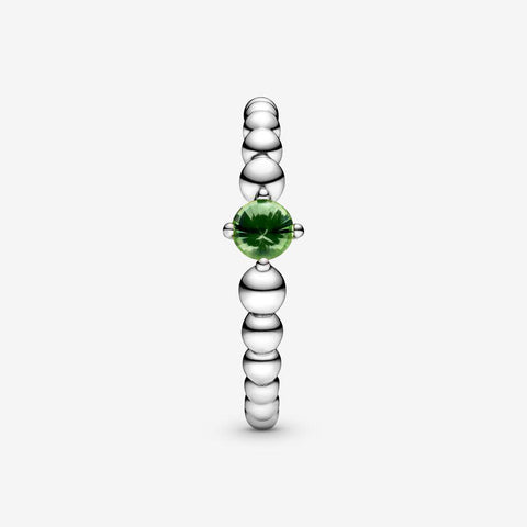 Pandora Spring Green Beaded Ring