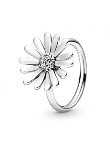 Pandora Pave Daisy Flower Statement Ring