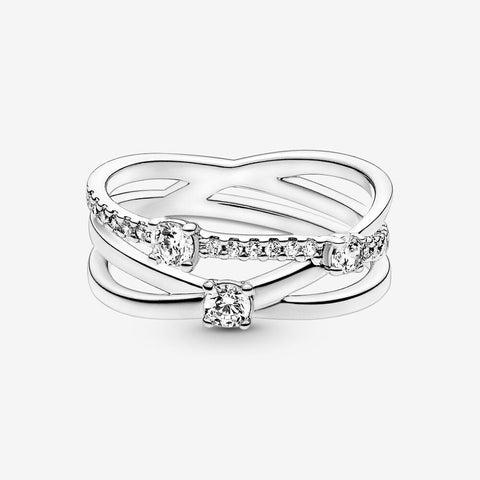 Pandora Sparkling Round Halo Stud Earrings