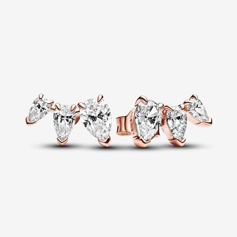 Pandora Sparkling Pear Stud Earrings
