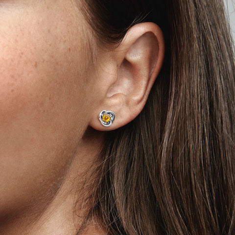 Pandora Honey Eternity Circle Stud Earrings