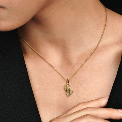 Pandora Sparkling Desert Cactus Pendant