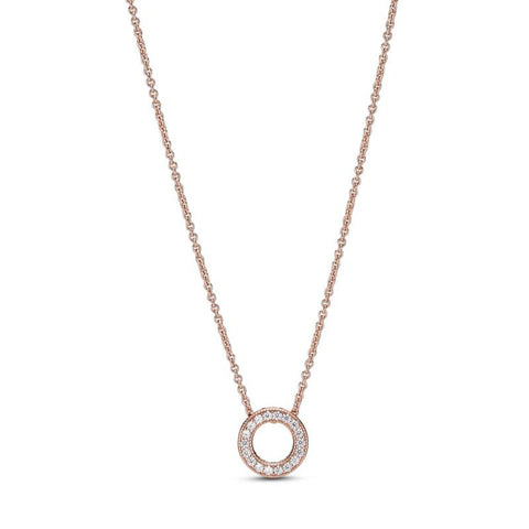 Pandora Logo Reversible Pandora Rose Collier 45 Cm