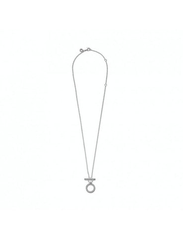 Pandora Double Hoop T-bar Necklace