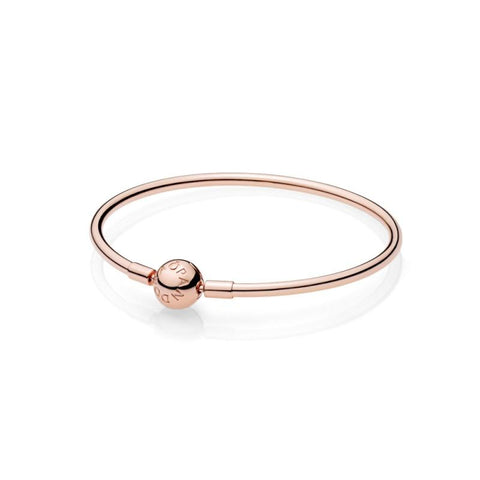 Pandora Moments Bangle In Pandora Rose