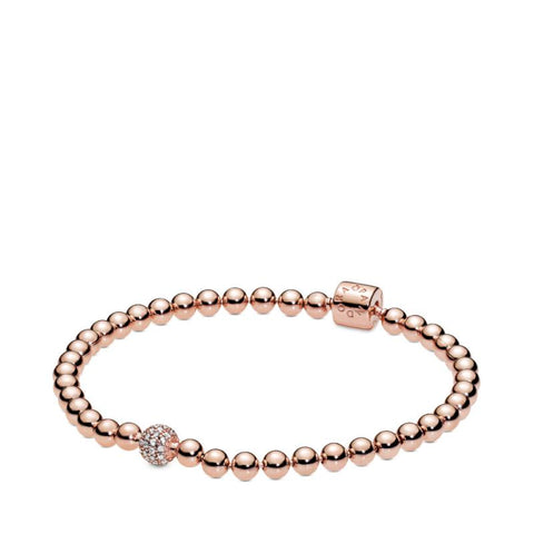 Pandora Beads & Pave Bracelet