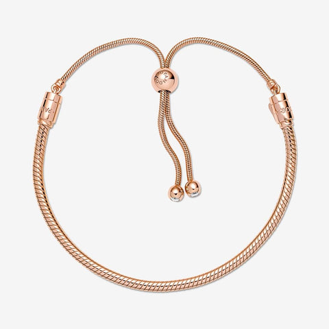 Pandora Moments Snake Chain Slider Bracelet 589652C01