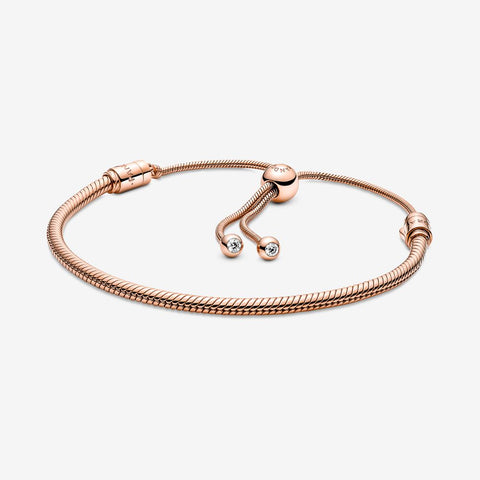Pandora Moments Snake Chain Slider Bracelet 589652C01
