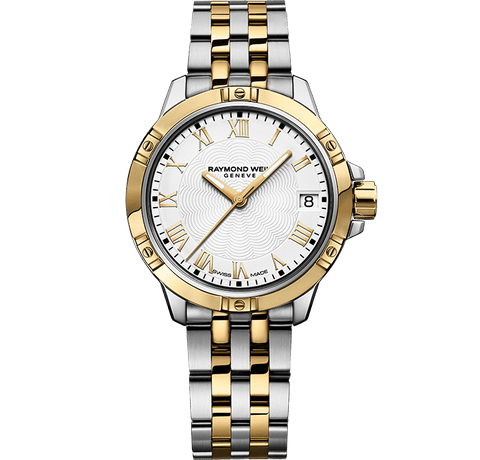 Raymond Weil 5960-STP-00308 Tango Classic Ladies Quartz Two-Tone Gold Steel Bracelet Watch