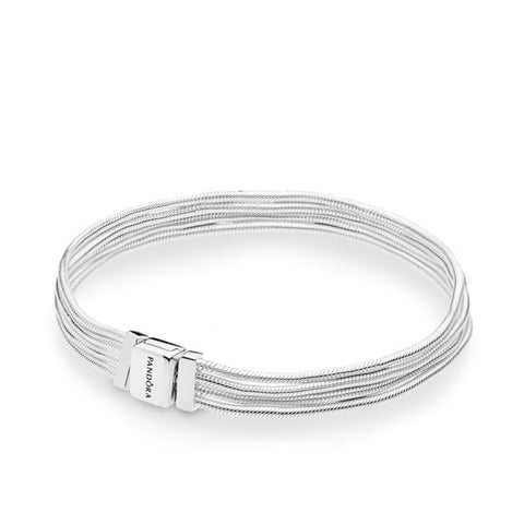 Pandora Reflexions Multi Snake Chain Silver Bracelet