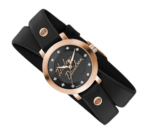 Harley Davidson Quartz Womens Watch 77L109