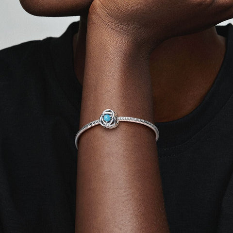 Pandora December Crystal Birthstone Eternity Circle Charm