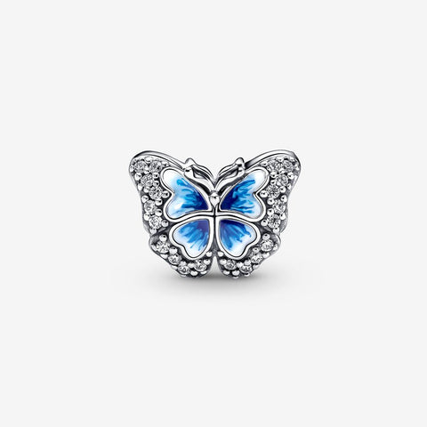 Pandora Blue Butterfly Sparkling Charm