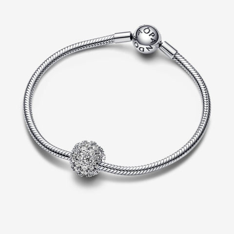 Pandora Sparkling Pave Round Charm