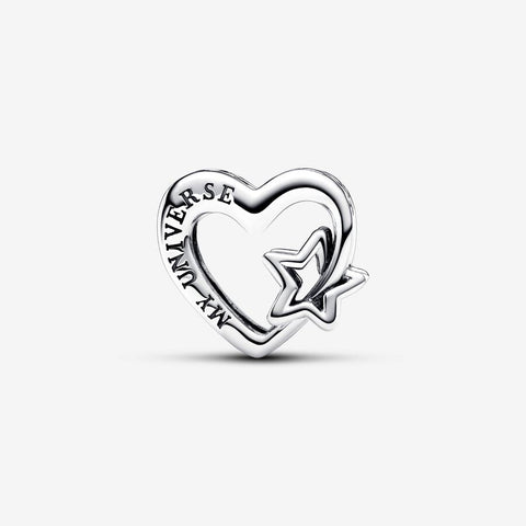 Pandora Openwork Family Heart & Star Charm